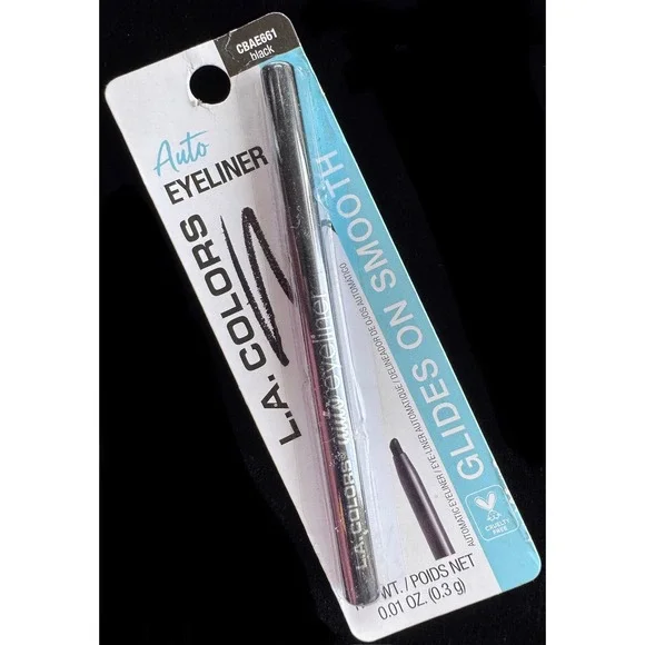 LA COLORS Auto Eyeliner Black CBAE661 Retractable Eye Liner Pencil Makeup Artist