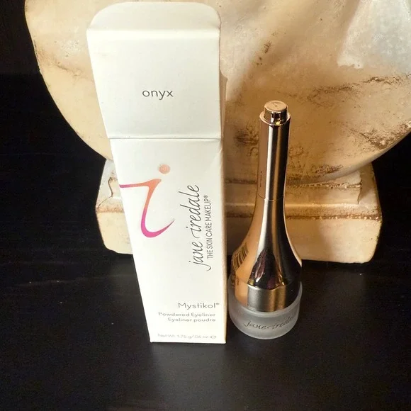 Jane Iredale Mystikol Powdered Eyeliner Onyx Black Cream to Powder New in‎ Box