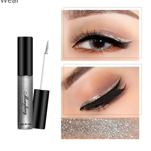 Silver Eye shadow Waterproof Metallic Shine Shimmer NWT
