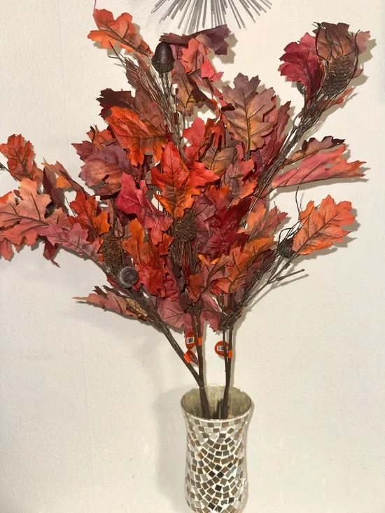 Hobby Lobby Fall Oak Leaf and Acorn Branch