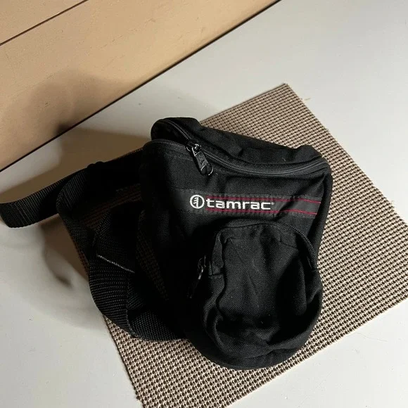 Tamrac Model 515 Camera Bag Black Nylon Shoulder Belt Loop Waist Pack USA Made‎