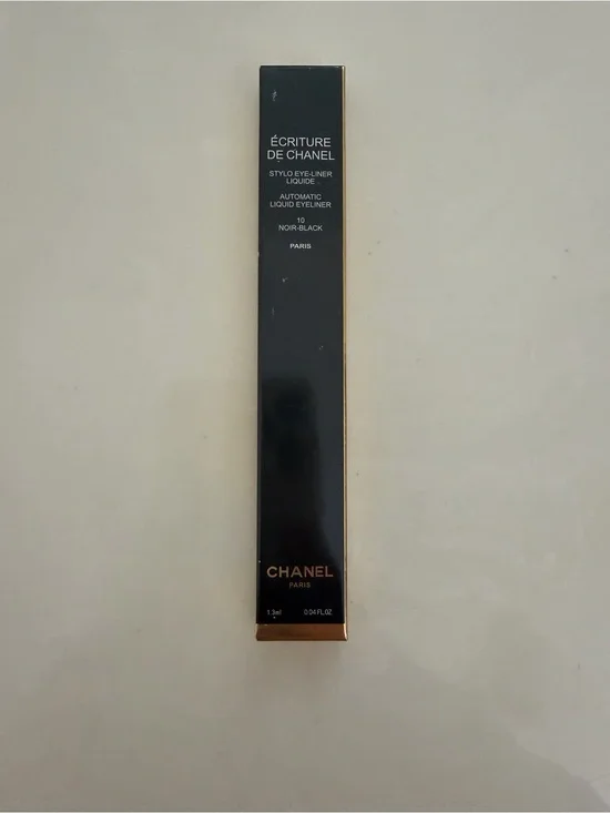 CHANEL Écriture Liquid Eye Liner - Noir Black with Gold Trim