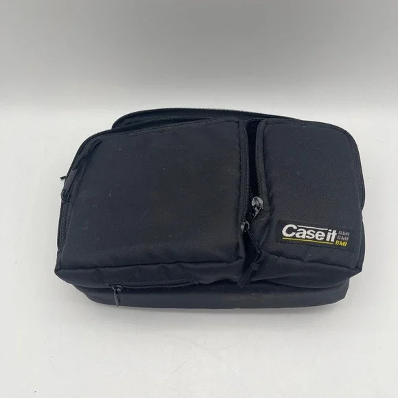 Case It BMI Black Padded Utility Bag Multi Pocket Zippered Organizer Case‎