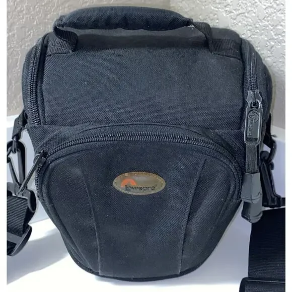 LOWEPRO TLZ MINI CAMERA CASE TOP LOADING BAG ZIPPERED POCKETS‎ ADJUSTABLE STRAP