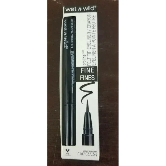 Wet n Wild ProLine Felt Tip Eyeliner Black‎ 875B 0.017 oz