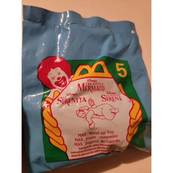1996 McDonald's Disney The Little Mermaid Max Wind-Up Toy #5 Happy Meal