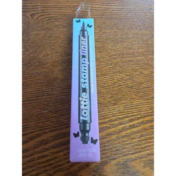 Lottie London Stamp Liner in Butterfly, Double Ended‎ Black Eyeliner, Butterfly