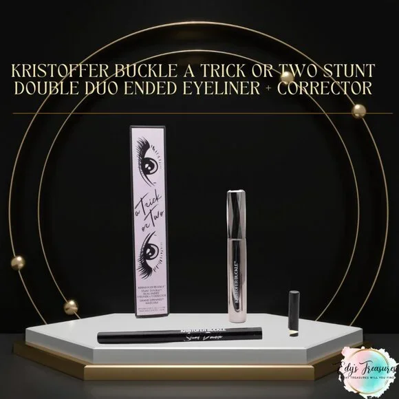 New Kristoffer Buckle TWO Stunt Double Duo Ended Eyeliner + Corrector