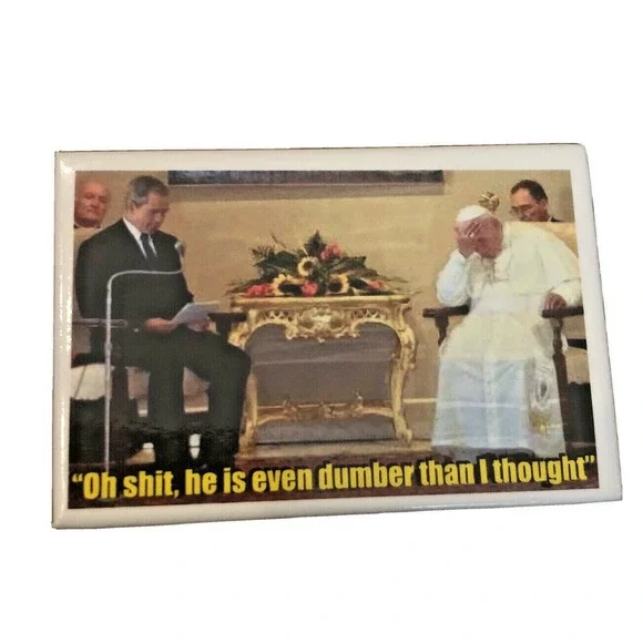 George Bush and the Pope 