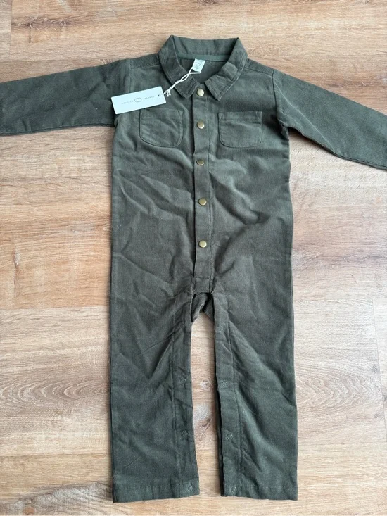 Colored Organics Courdory green romper