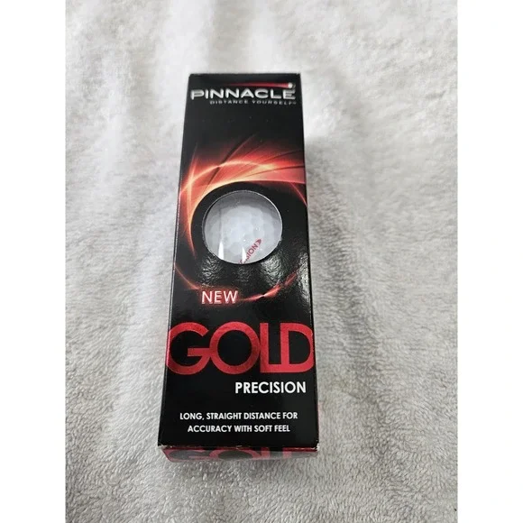 Pinnacle Gold Precision Golf Ball,‎ sleeve of 3 NIB
