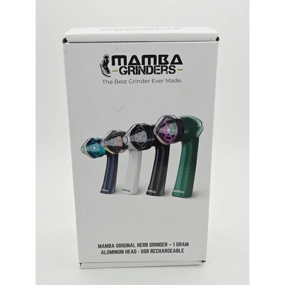 Mamba Grinders Original Electric Herb Grinder 1 Gram Aluminum USB Rechargeable