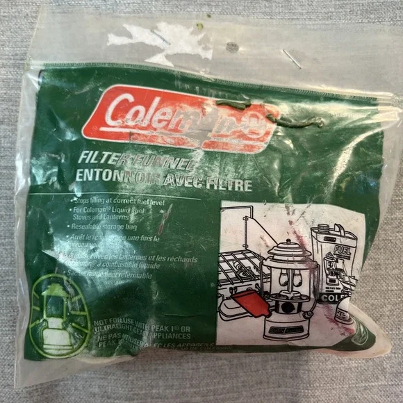 New Coleman Filter Funnel for Stove & Lantern 5103-700T