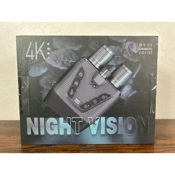 4K‎ HD Night Vision Binoculars Digital Infrared Goggles Total Darkness 4K Video