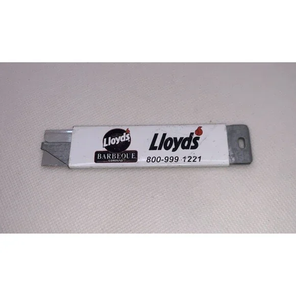 Lloyds Barbecue Company Advertising Box Cutter