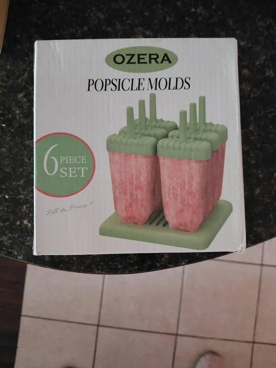 Green Popsicle Molds - 6 Piece Set