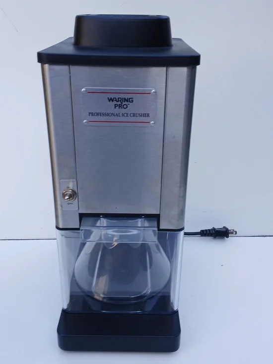 Waring Pro Stainless Steel Professional Ice Crusher - Black/Silver
