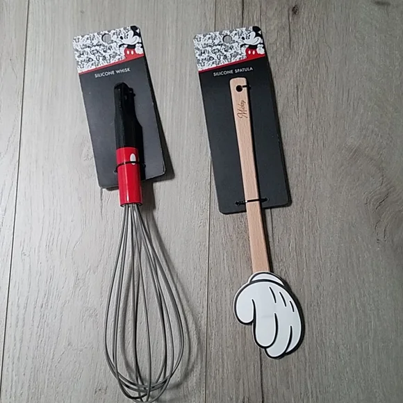Disney Mickey Mouse Silicone Whisk and Spatula Set