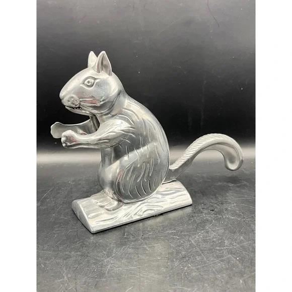 Vintage Squirrel Nutcracker‎ Metal Aluminum Kitchen Gadget Taiwan Collectible