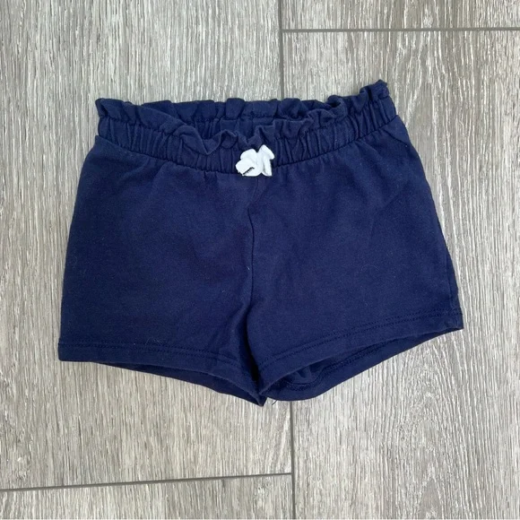 JUMPING BEANS ELASTIC WAISTBAND PULL ON SHORTS NAVY 12MO