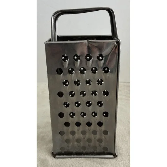 Vintage Bromwell Stainless Box Cheese Grater‎ Shredder Michigan City IN *flaw