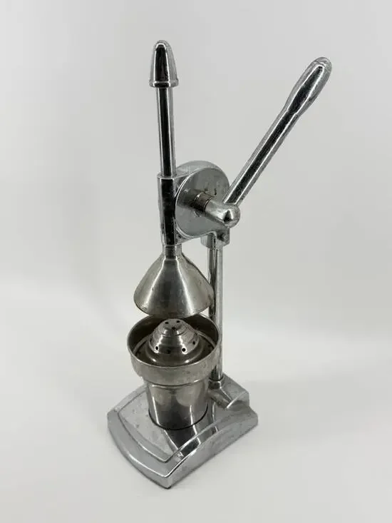 Vintage Chrome Citrus Juicer