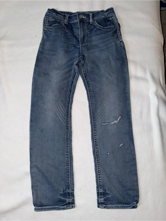 BKE Boys size 14 Conner Straight Jeans in Faded Blue