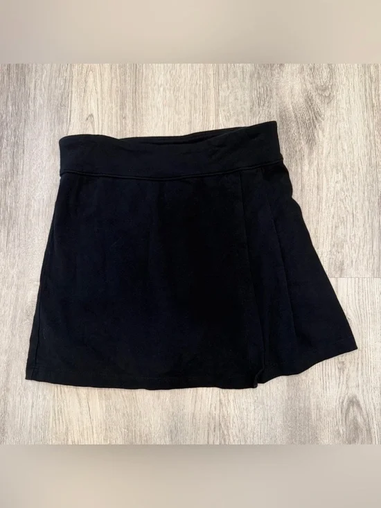 Abercrombie‎ Kids Black Pleated Skort Size 11/12 Cotton Tennis School Preppy