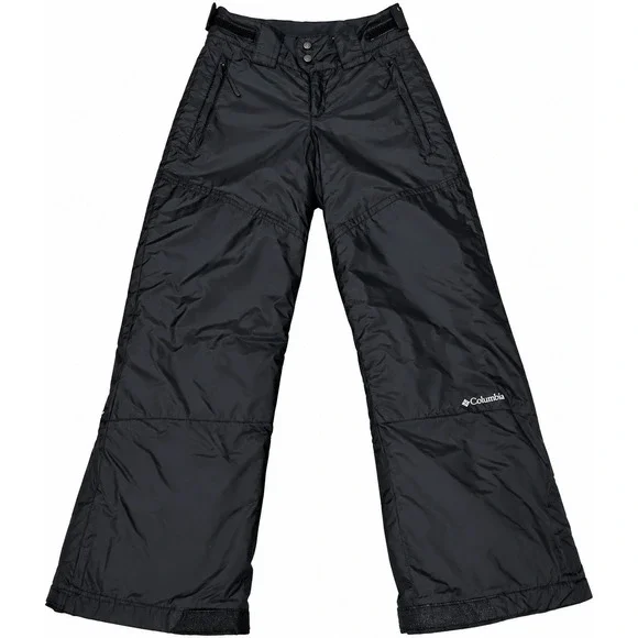 Columbia Girls' Youth Crushed Out Snow Pants size 10/12 Black Ski Snoboard