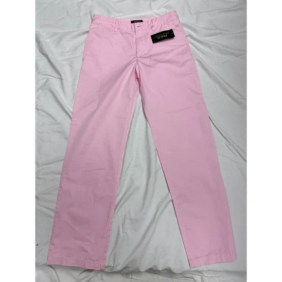 Polo Ralph Lauren Kids Pink Chino Pants Size 14 New With Tags Straight Leg
