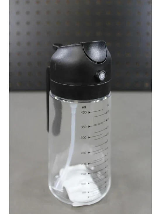Clear Kitchen Oil Spray Bottle 400ml Mister with Handle