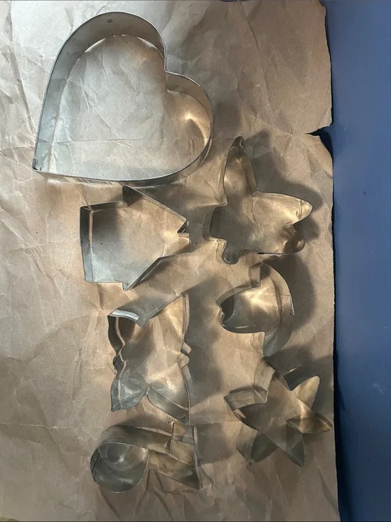 Metal Cookie Cutter Lot previously loved