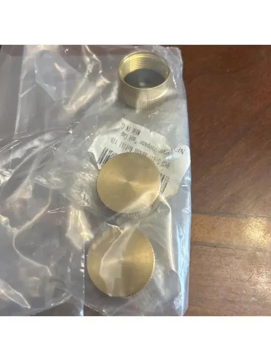 Solid Brass Refill 11b Oxygen Propane Tank Cap Set Of 3