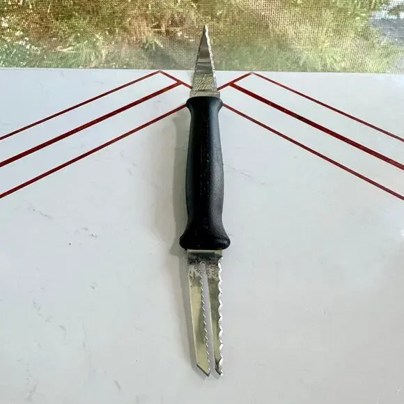 Vintage Pampered Chef #1265 Grapefruit Knife Double-Sided Serrated 8