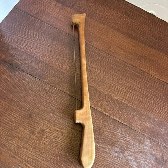 Vintage Cherry Fiddle Bow‎ Bread Knife Made In Montana Right Handed 9.5