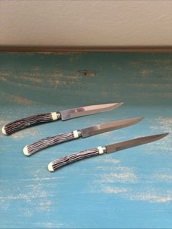 Vintage Mid-Century Steak Knives