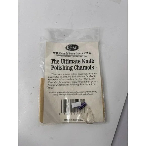 Case XX Lint Free Polishing Chamois for Pocket Knives Made in USA Multi