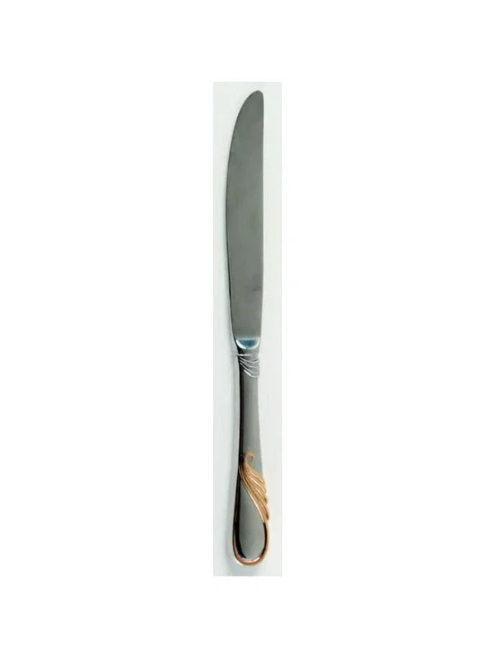 Yamazaki Hilary Gold Accent Dinner Knife New