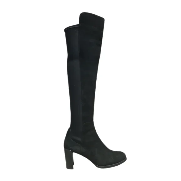 STUART WEITZMAN | Black Suede Over the Knee Boots in Size US 7.5
