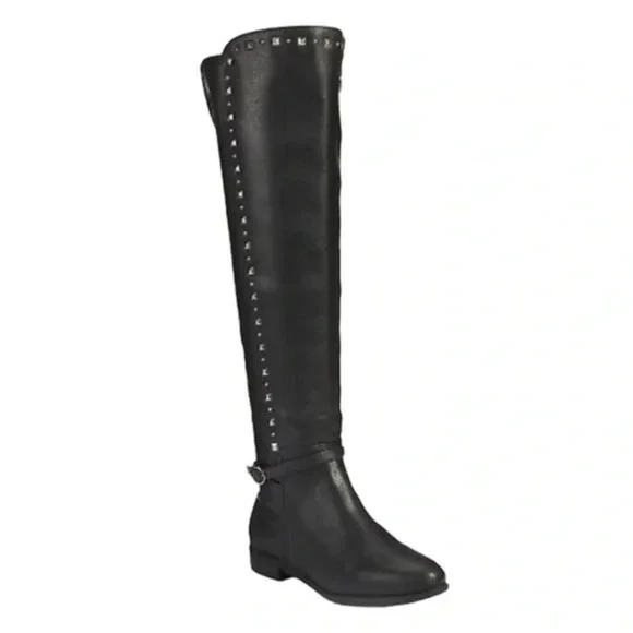 Rialto Ferrell Over The Knee Black Boots Size 6