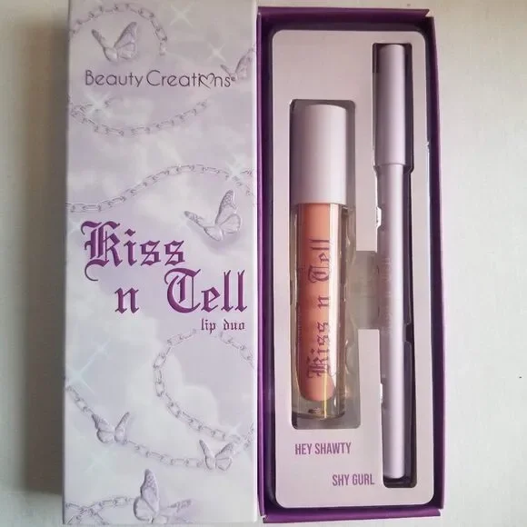 Beauty Creations - Baby Girl Lip Duo in Kiss N Tell: Shy Girl (Deep-brown Line)
