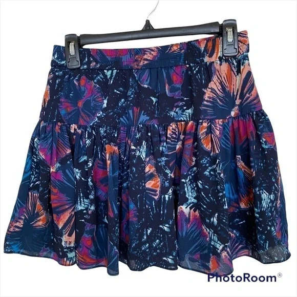 Bcbgmaxazria Paula Circle Skater Mini Skirt, Size XX Small