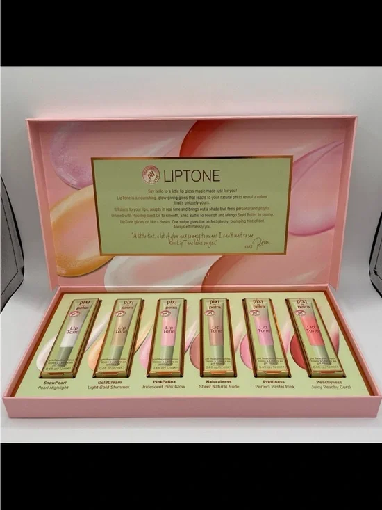 Pixi pH Reactive Lip Gloss/ LipTone Set of 6 NIB!