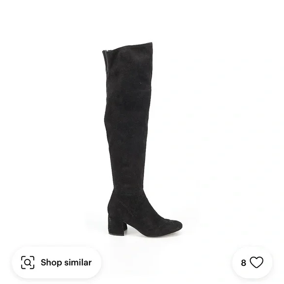 Elegant Black Women's Knee-High Boots