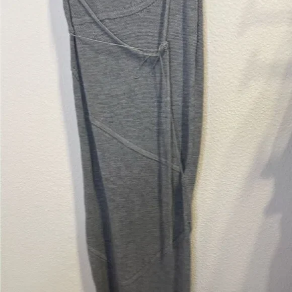 Gray Knit Maxi Skirt