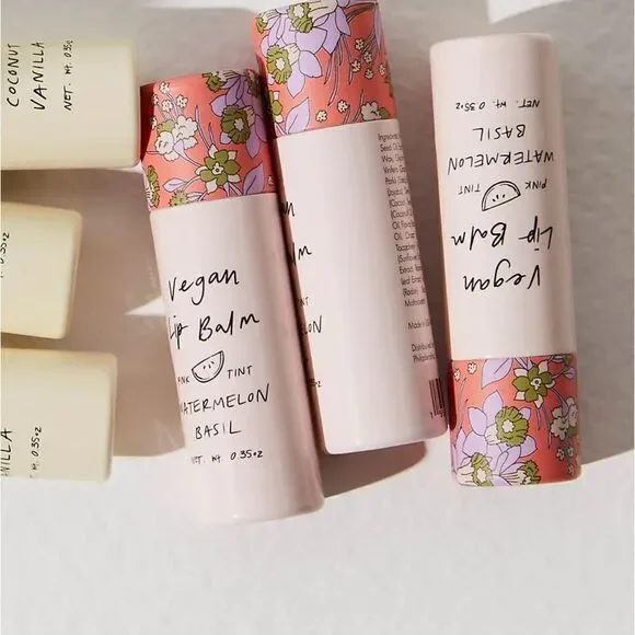 Free people watermelon basil vegan lip balm