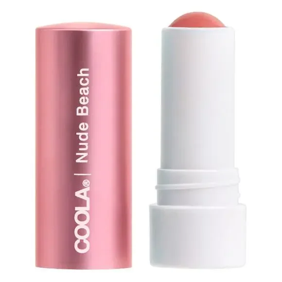 COOLA Mineral Liplux Organic SPF 30 in Nude Beach New in Box Pink