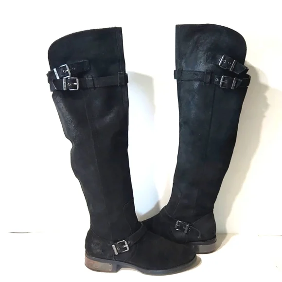 Circus by Sam Edelman Suede Black Over-the-Knee Women's Boots Size 7.5