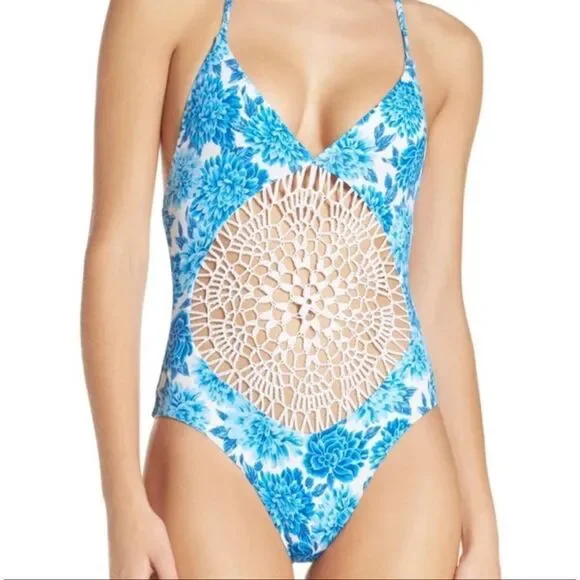 Frankie's Bikinis Poppy One-Piece Swimsuit