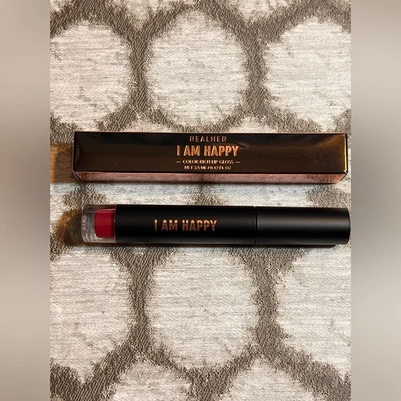 RealHer I Am Happy Color Rich Lip Gloss Rich Cranberry